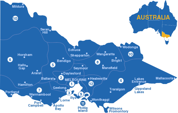 victoria tourism regions map